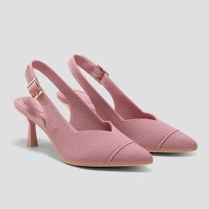 Elegant Pink Slingback Heels